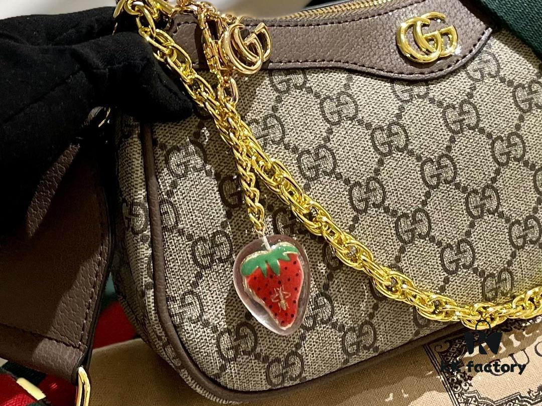 Enamel Strawberry Pendant