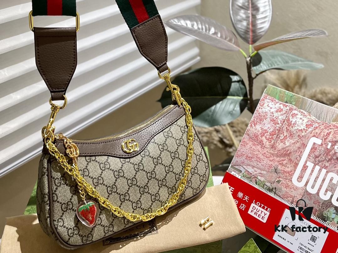 Enamel Strawberry Pendant