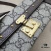 GUCCI New Arrival Cabinet Quality, Top Original Single Item, Actual Photos. Model No. 678460 Coffee Color, Dimensions 18.5×10.5×7.5cm, In Stock Ready to Ship