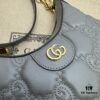 GUCCI High-End Original Order, Counter Quality, Real Photos! Model No. 739736 Gray, Size: 21cm W x 14cm H x 6cm D, In Stock