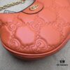GUCCI High-End Original Stock, In-Stock Item, Real Photo, Model No. 739736 Orange, Size: 21cm (W) x 14cm (H) x 6cm (D)