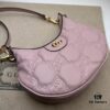 GUCCI Counter Quality, Top Original Single Item, Actual Photos! Model No. 739736 Pink, Size: 21cm W x 14cm H x 6cm D, In Stock Ready to Ship