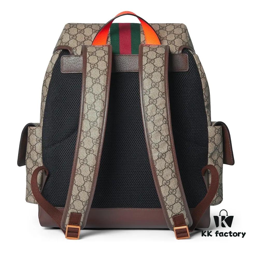 GUCCI Counter Quality, Top Original Single Item, Real Photos! Model No. 598140 Fluorescent Orange, Size: 24cm W x 40cm H x 16cm Side Width, In Stock Ready to Ship