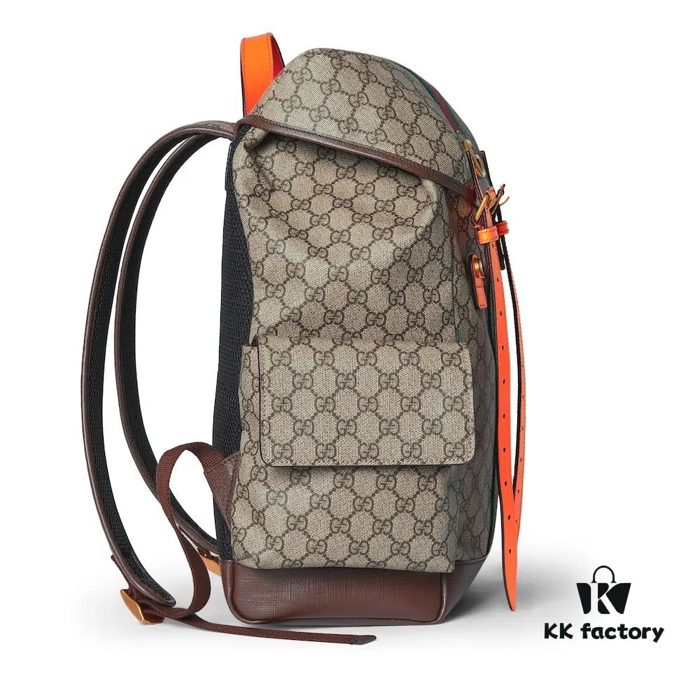 GUCCI Counter Quality, Top Original Single Item, Real Photos! Model No. 598140 Fluorescent Orange, Size: 24cm W x 40cm H x 16cm Side Width, In Stock Ready to Ship