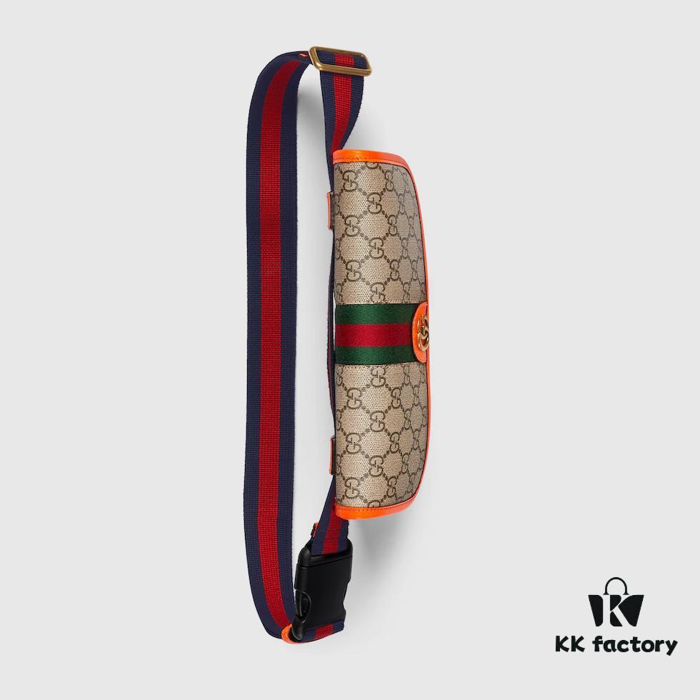 GUCCI New Arrival Authentic Quality, Top-tier Original Order Item, Real Product Photos! Model No. 752597 Fluorescent Orange, Size: 23.9 x 17 x 3.6 cm, In Stock and Ready to Ship