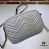 GUCCI Hot-Selling Item, Cabinet Quality, Top-Tier Original Order Stock, Real Product Photos, Model No.: 447632 Light Gray, Size: 24cm x 13cm x 7cm, In Stock for Immediate Shipment
