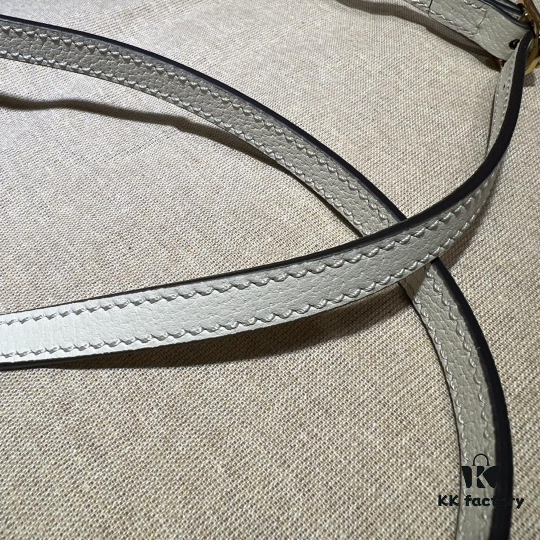 GUCCI New Arrival Cabinet Quality, Top Original Single Goods, Real Photo, (Original Single Matching Hardware), Model No. 550620 Coffee and White, Size W15xH18xD9.5cm, In Stock