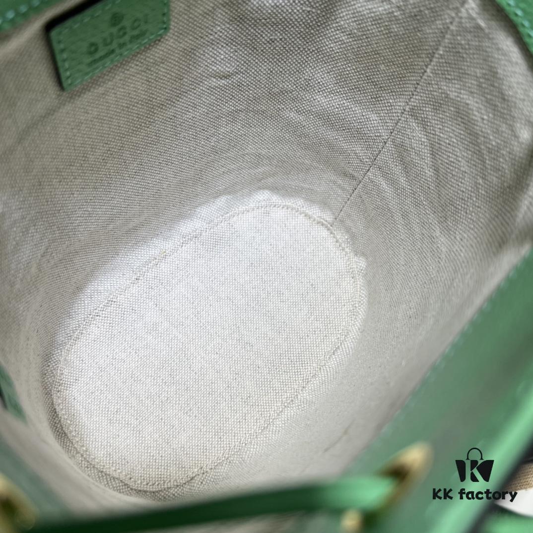 GUCCI Counter Quality, Top Original Single Item, Actual Photos! Model No. 550620 Mint Green, Size: 15 x 18 x 9.5 cm (W x H x D), In Stock