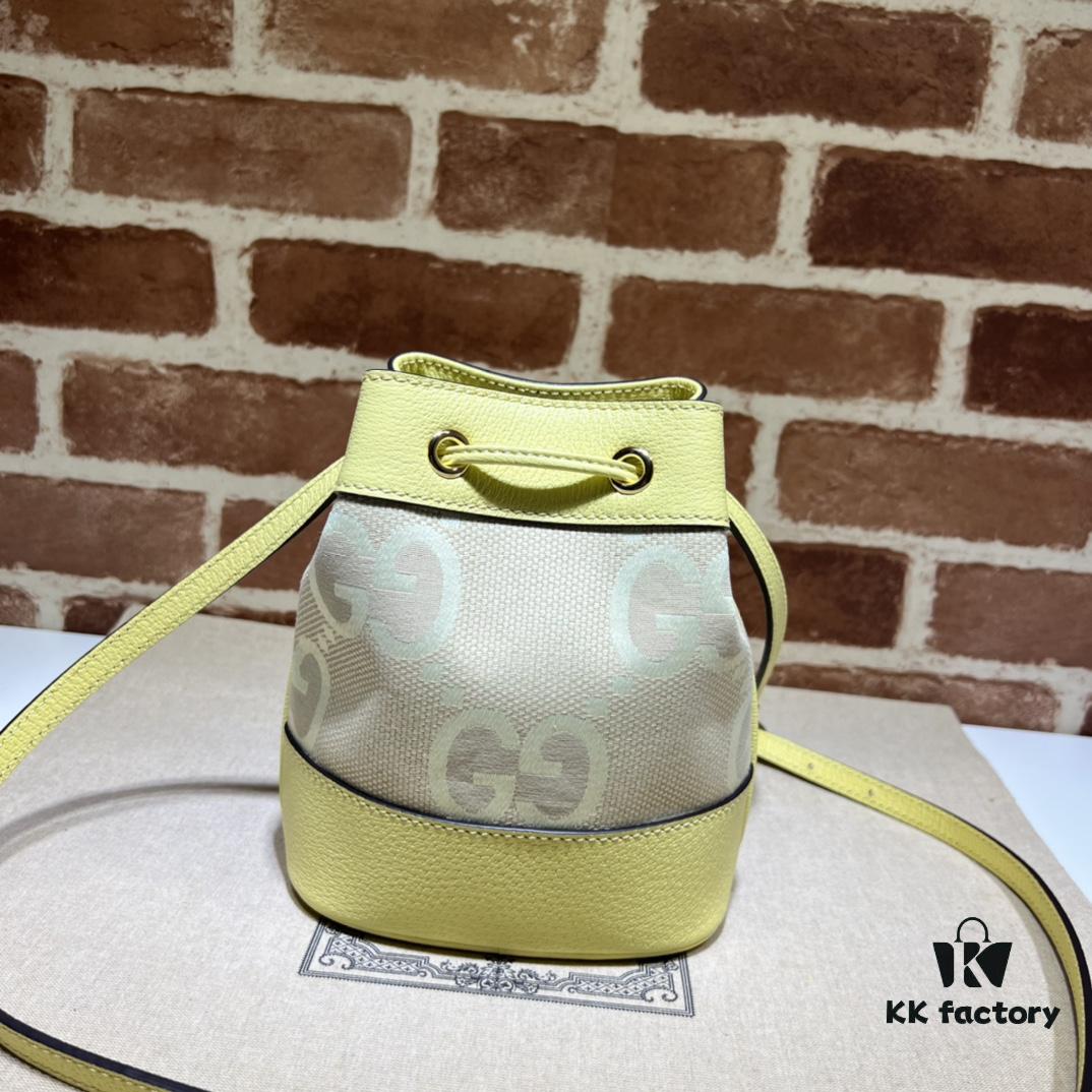 GUCCI Counter Quality, Top Original Single Item, Actual Photos! Model No. 550620 Big G Yellow Cloth, Size: 15 x 18 x 9.5 cm (W x H x D), In Stock and Ready to Ship