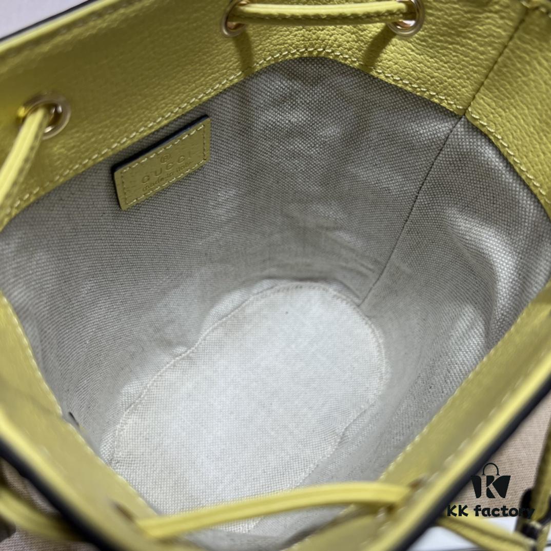 GUCCI Counter Quality, Top Original Single Item, Actual Photos! Model No. 550620 Big G Yellow Cloth, Size: 15 x 18 x 9.5 cm (W x H x D), In Stock and Ready to Ship