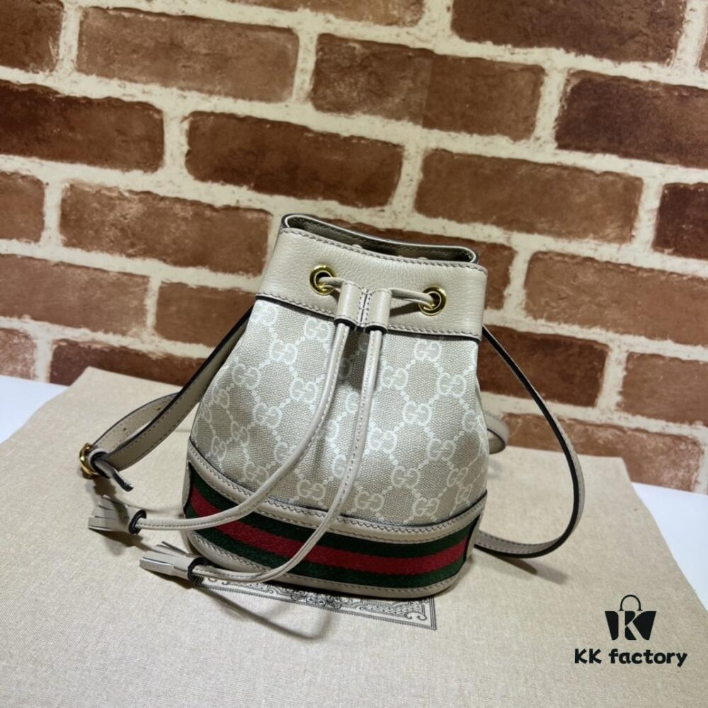 GUCCI New Arrival High-Quality Authentic Stock, Top-Tier Original Order Item, Real Photo, Original Order Matching Hardware, Model No. 550620 Millet Glue Oatmeal, Size W15xH18xD9.5cm, In Stock