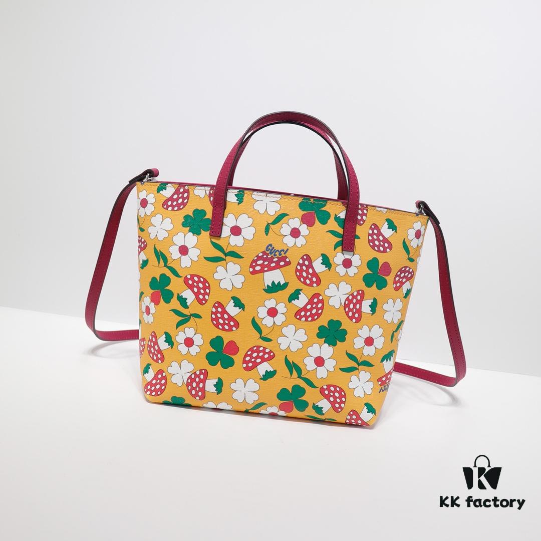 GUCCI Counter Quality, Top Original Single Item, Actual Photos! Model No. 585933 Mushroom 🍄, Size: 21 x 20 x 10 cm (W x H x D), In Stock and Ready to Ship