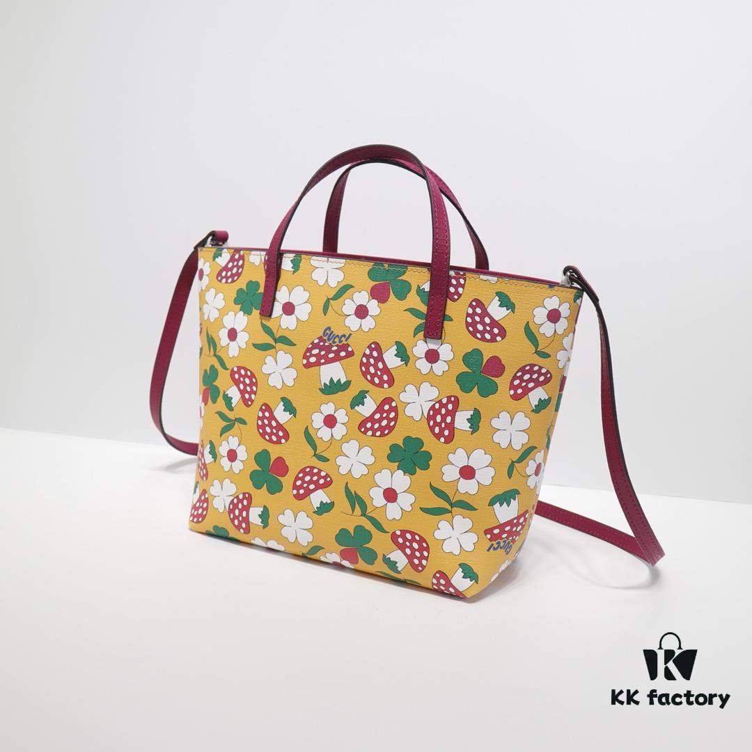 GUCCI Counter Quality, Top Original Single Item, Actual Photos! Model No. 585933 Mushroom 🍄, Size: 21 x 20 x 10 cm (W x H x D), In Stock and Ready to Ship