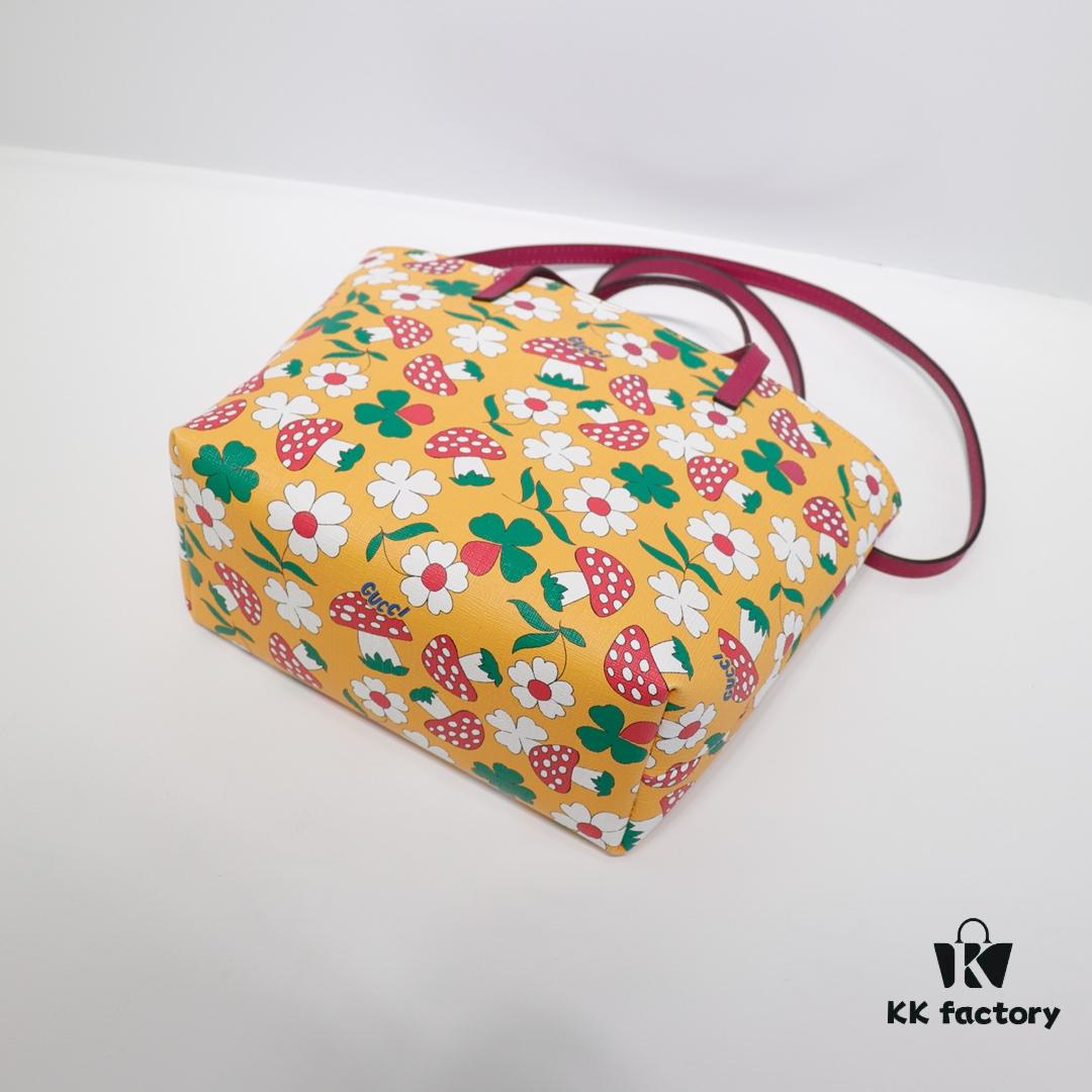 GUCCI Counter Quality, Top Original Single Item, Actual Photos! Model No. 585933 Mushroom 🍄, Size: 21 x 20 x 10 cm (W x H x D), In Stock and Ready to Ship