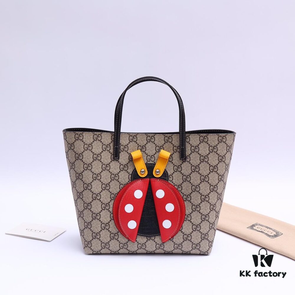 GUCCI Counter Quality, Top Original Single Item, Real Photo, Model Number: 666288 Ladybug, Size: 21x20x10cm! In Stock and Ready to Ship