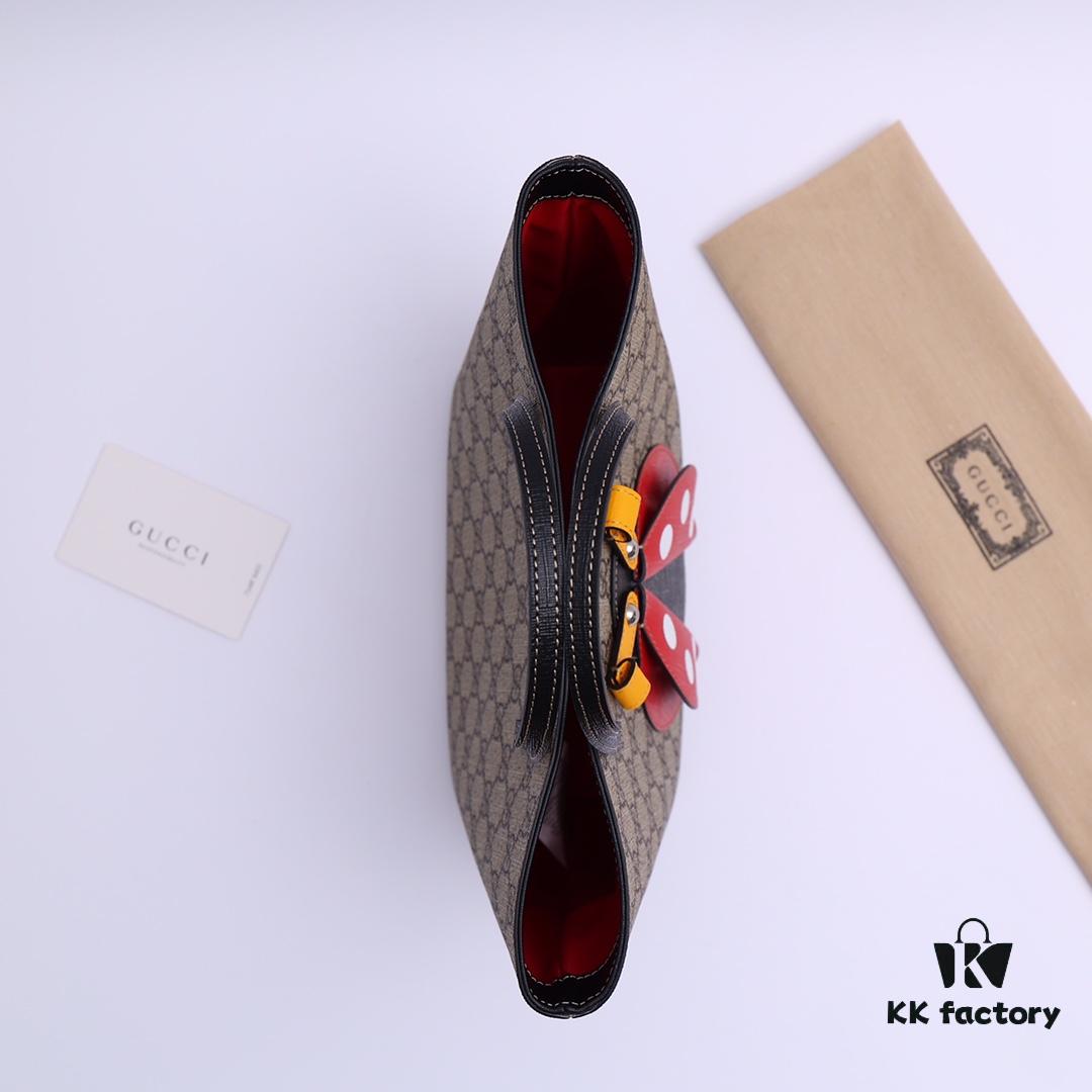 GUCCI Counter Quality, Top Original Single Item, Real Photo, Model Number: 666288 Ladybug, Size: 21x20x10cm! In Stock and Ready to Ship