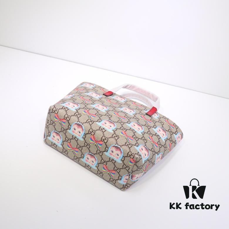 GUCCI Hot-Selling Item, Authentic Quality, Top-Tier Original Order Goods, Real Product Photos, Stylish Tote Bag, Model No.: 410812 Deer Head Design, Size: 21x20x10cm! In Stock for Immediate Shipment!