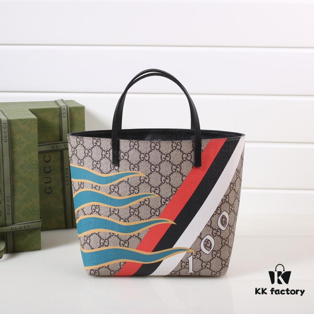 GUCCI Hot-Selling Item, Counter Quality, Top Original Single Batch, Real Product Photos, Stylish Tote Bag, Model No.: 410812 Centennial Style, Size: 21x20x10cm! In Stock for Immediate Shipment
