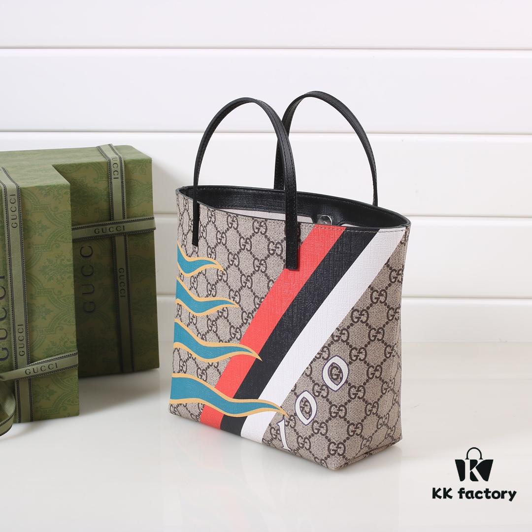 GUCCI Hot-Selling Item, Counter Quality, Top Original Single Batch, Real Product Photos, Stylish Tote Bag, Model No.: 410812 Centennial Style, Size: 21x20x10cm! In Stock for Immediate Shipment