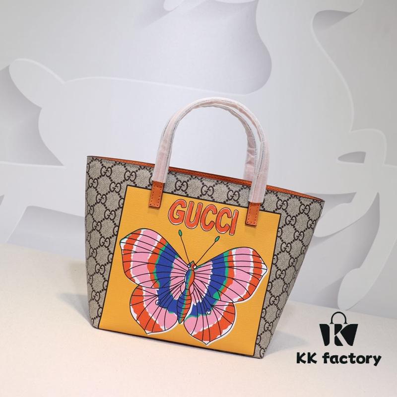 GUCCI Hot-Selling Item, Boutique Quality, Top-Quality Original Order Goods, Real Product Photos, Stylish Tote Bag, Model No.: 410812 Large Butterfly, Size: 21x20x10cm! In Stock for Immediate Shipment!