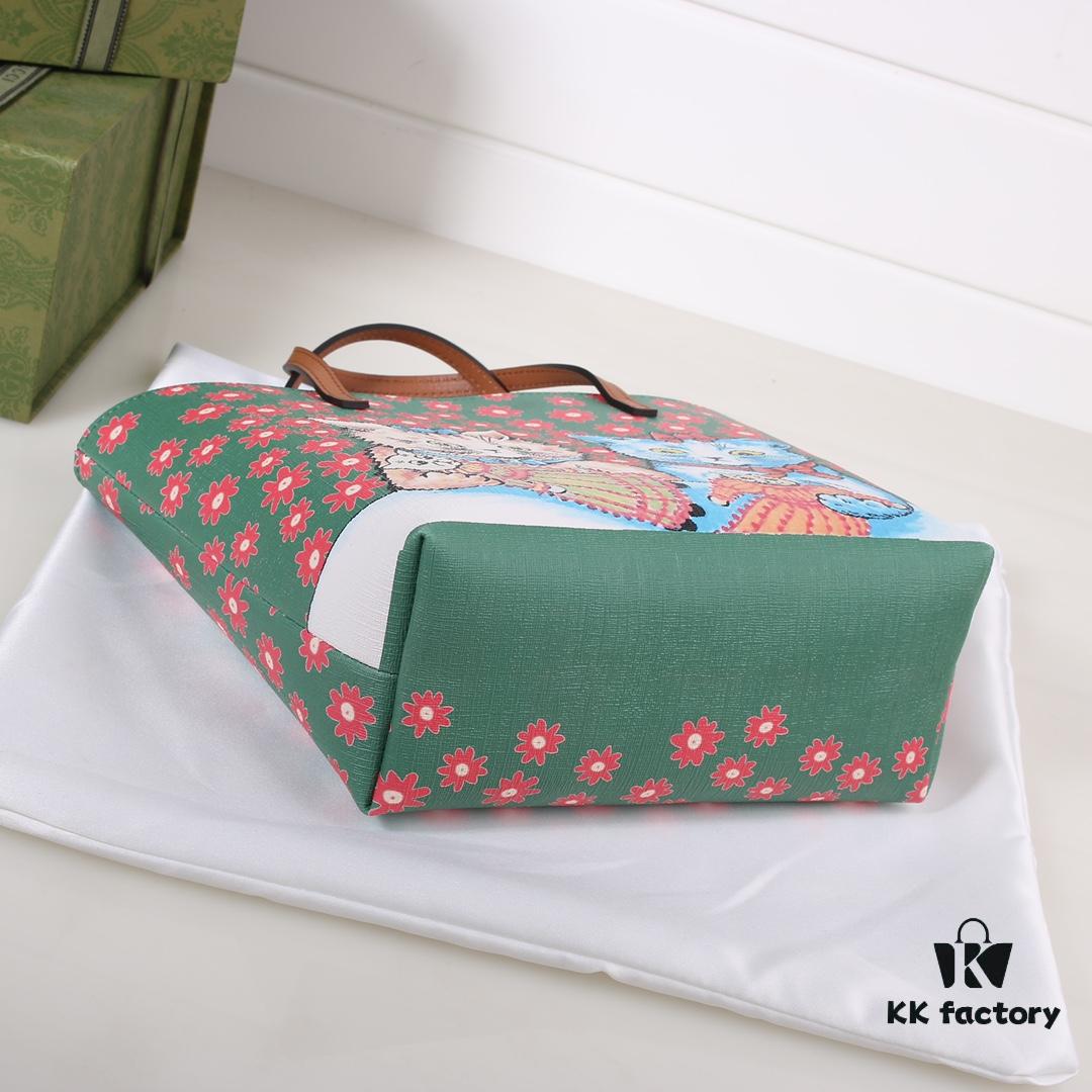 GUCCI Hot-Selling Item, Boutique Quality, Top-Tier Original Order Goods, Real Photo Fashion Handbag, Model No.: 410812 Family Cat, Size: 21x20x10cm! In Stock Ready to Ship!