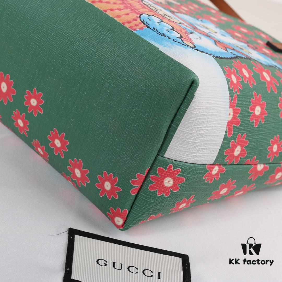 GUCCI Hot-Selling Item, Boutique Quality, Top-Tier Original Order Goods, Real Photo Fashion Handbag, Model No.: 410812 Family Cat, Size: 21x20x10cm! In Stock Ready to Ship!