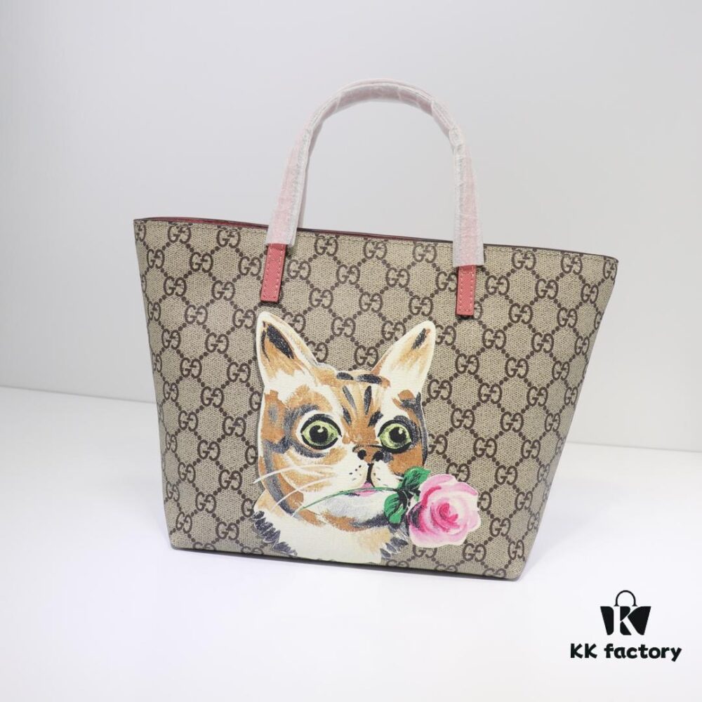 GUCCI Hot-Selling Item, Boutique Quality, Top-Tier Original Order Stock, Stylish Tote Bag, Model No.: 410812 Pink, Size: 21x20x10cm! In Stock for Immediate Shipment!