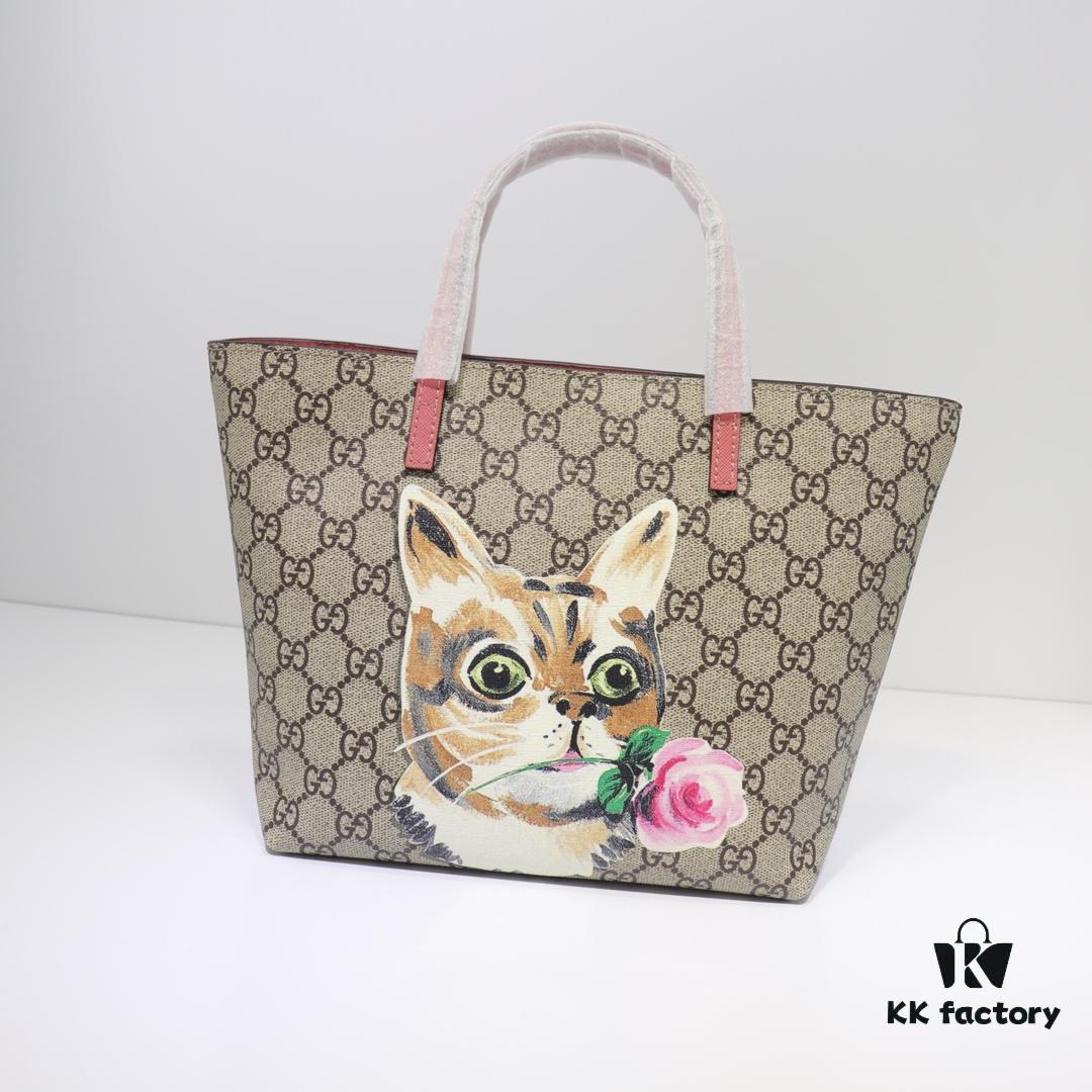 GUCCI Hot-Selling Item, Boutique Quality, Top-Tier Original Order Stock, Stylish Tote Bag, Model No.: 410812 Pink, Size: 21x20x10cm! In Stock for Immediate Shipment!