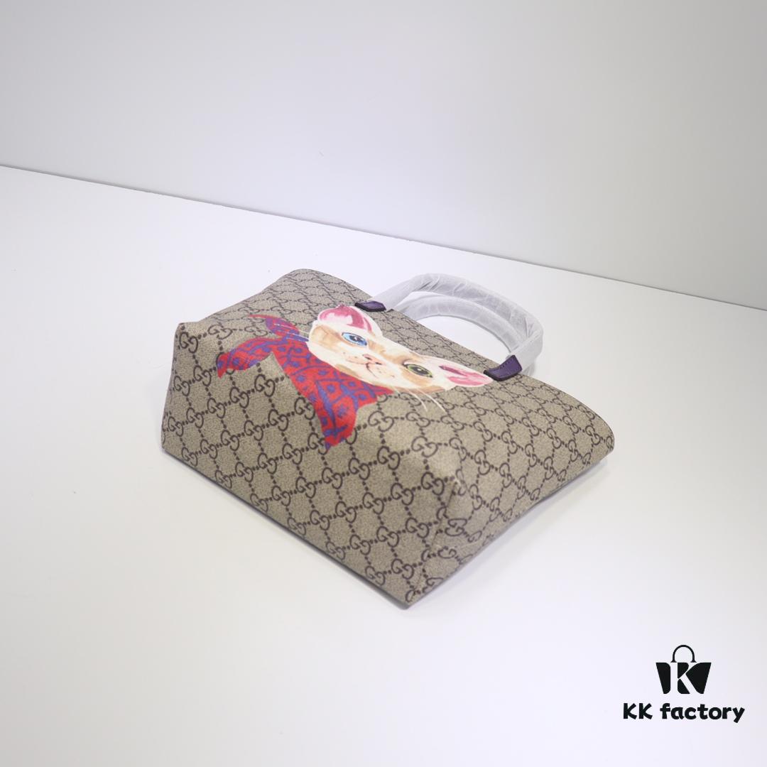 GUCCI Hot-Selling Item, Boutique Quality, Top-Grade Original Order Goods, Real Product Photos, Stylish Tote Bag, Model No.: 410812 Purple, Size: 21x20x10cm! In Stock for Immediate Shipment