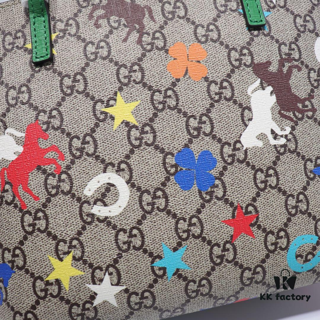 GUCCI Hot Item, Boutique Quality, Top Original Single Piece, Real Photo, Stylish Handbag, Model No.: 410812 Xiaobanma, Size: 21x20x10cm! In Stock Ready to Ship!