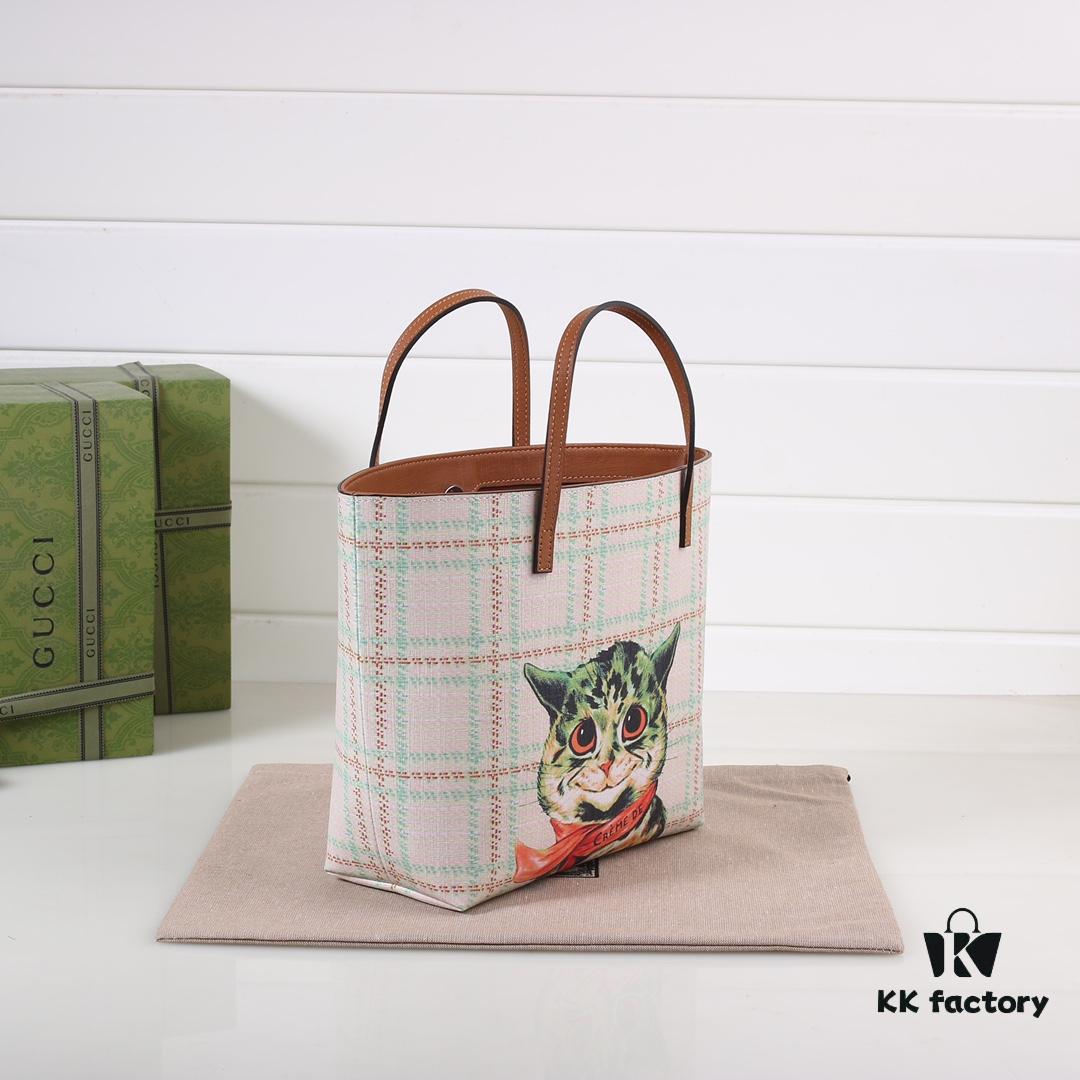 GUCCI Hot Item, Boutique Quality, Top Original Single Lot, Real Product Photos, Stylish Handbag, Model No.: 410812 Dennis Cat, Size: 21x20x10cm! In Stock Ready to Ship!