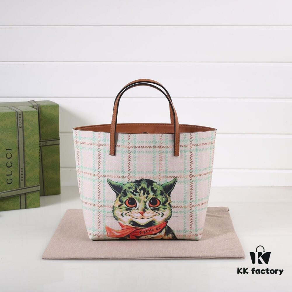 GUCCI Hot Item, Boutique Quality, Top Original Single Lot, Real Product Photos, Stylish Handbag, Model No.: 410812 Dennis Cat, Size: 21x20x10cm! In Stock Ready to Ship!