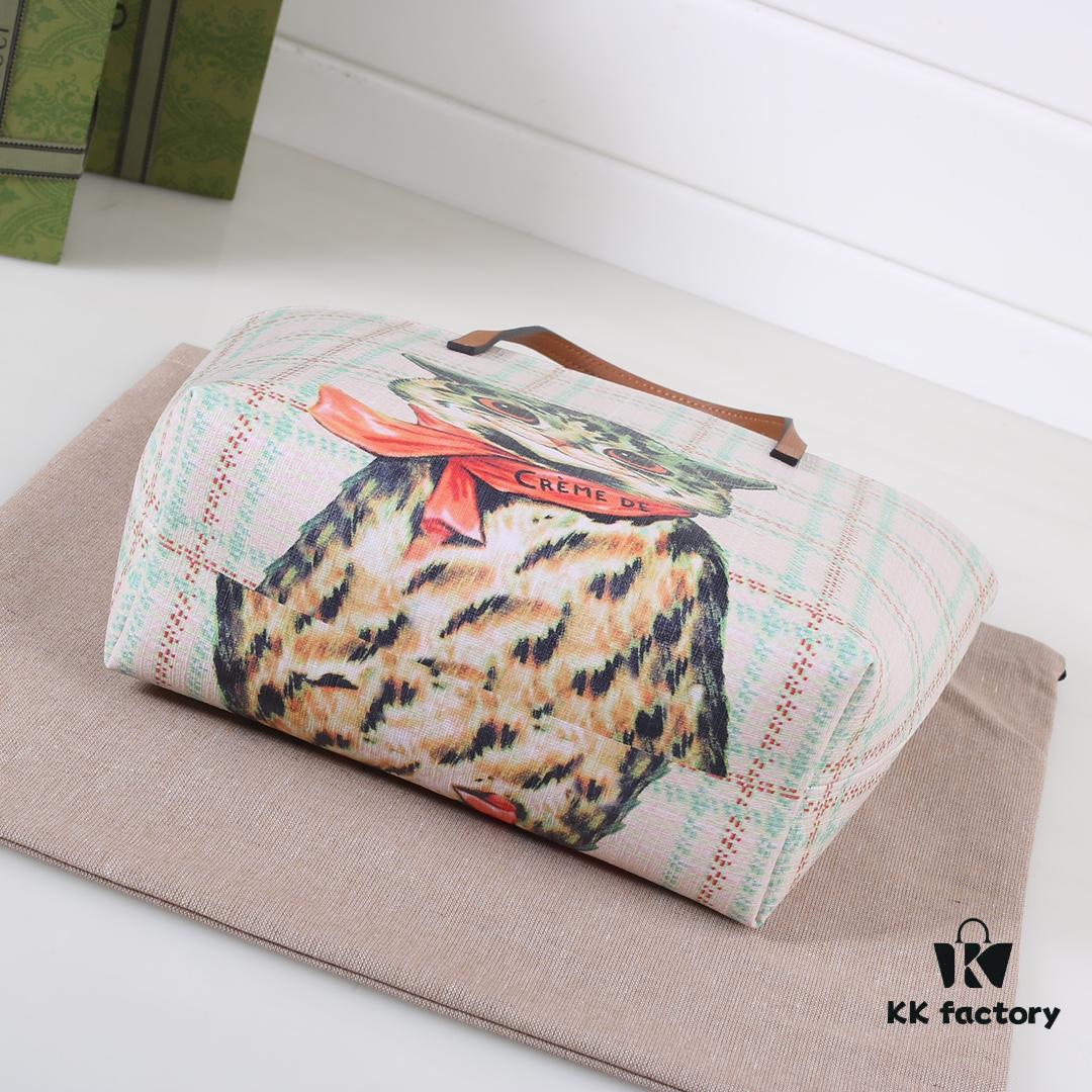 GUCCI Hot Item, Boutique Quality, Top Original Single Lot, Real Product Photos, Stylish Handbag, Model No.: 410812 Dennis Cat, Size: 21x20x10cm! In Stock Ready to Ship!