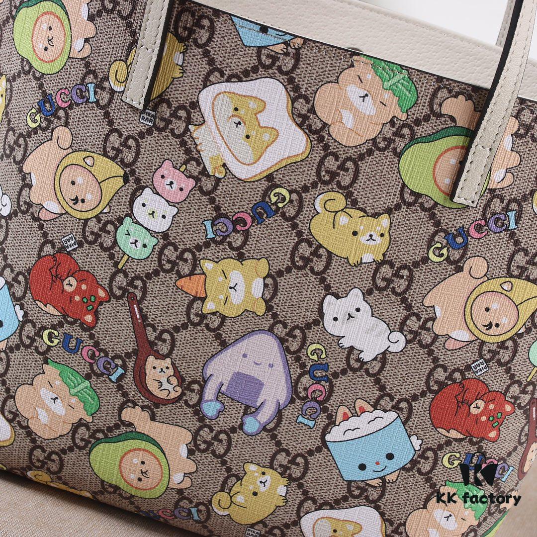 GUCCI Hot-Selling Item, Boutique Quality, Top-Tier Original Order Stock, Real Product Photos, Stylish Tote Bag, Model No.: 410812 Animal, Dimensions: 21x20x10cm! In Stock for Immediate Shipment!