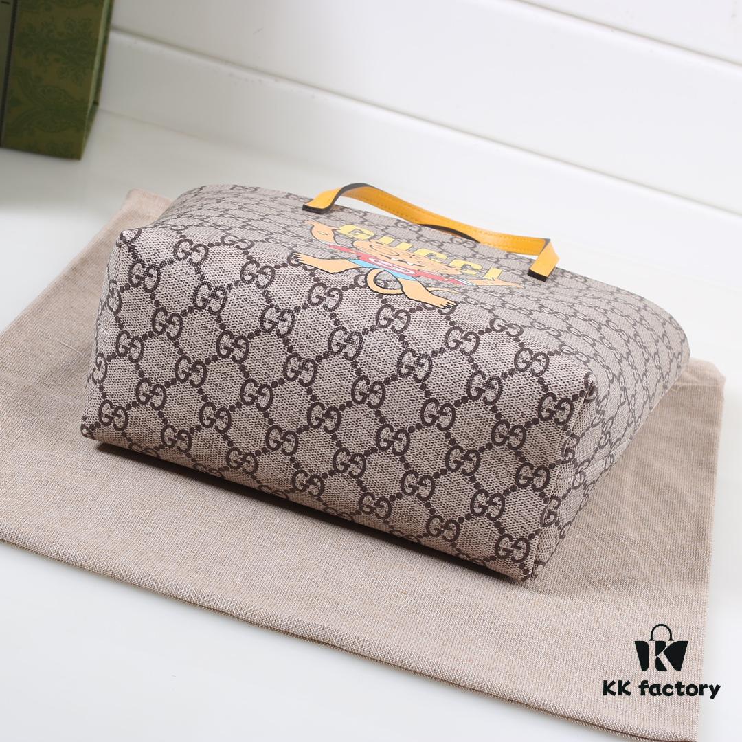 GUCCI Latest Teddy Bear Bag, Counter Quality, Top Original Single Stock, Real Photo, Stylish Handbag, Model No.: 410812 Little Yellow Cat, Size: 21 x 20 x 10 cm (W x H x D)