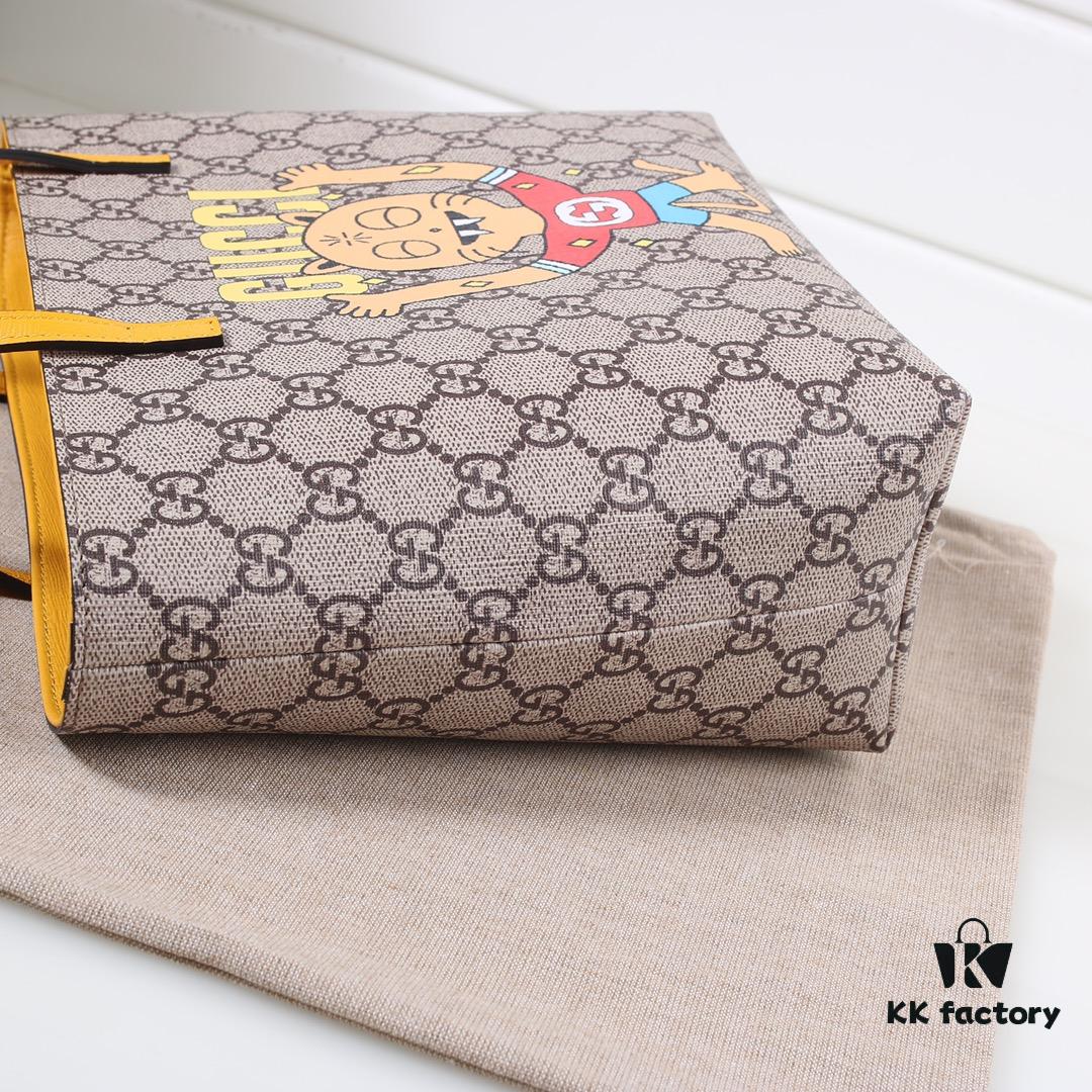 GUCCI Latest Teddy Bear Bag, Counter Quality, Top Original Single Stock, Real Photo, Stylish Handbag, Model No.: 410812 Little Yellow Cat, Size: 21 x 20 x 10 cm (W x H x D)