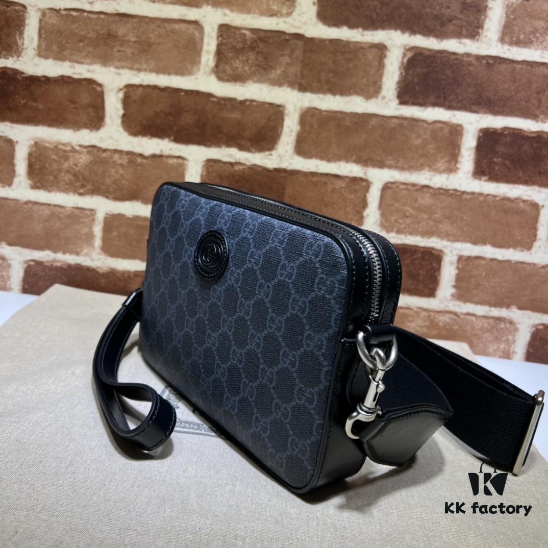 GUCCI New Arrival Cabinet Quality, Top Original Single Item, Actual Photos! Model No.: 703468 KJiao, Dimensions: 24.5 x 16 x 4.5 cm, In Stock for Immediate Shipment