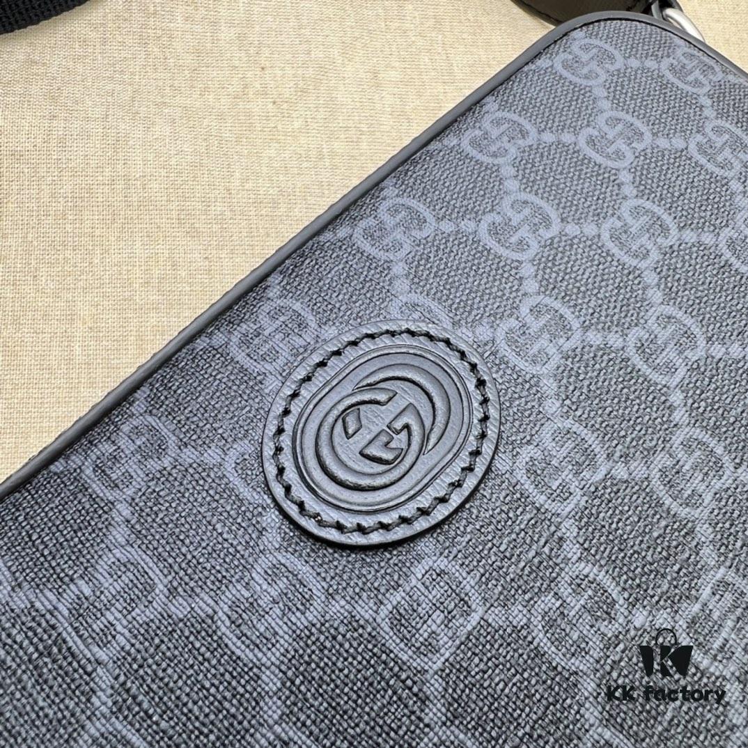 GUCCI New Arrival Cabinet Quality, Top Original Single Item, Actual Photos! Model No.: 703468 KJiao, Dimensions: 24.5 x 16 x 4.5 cm, In Stock for Immediate Shipment