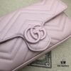 GUCCI New Arrival Cabinet Quality, Top Original Single Item, Real Photos. Model No. 751526 Pink with White, Size 21×12×5 cm (W×H×D), In Stock Ready to Ship