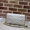 GUCCI New Arrival Cabinet Quality, Top Original Single Item, Actual Photos. Model No. 751526 White Apecar, Size 21×12×5 cm, In Stock and Ready to Ship