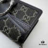 GUCCI Hot Sale, Boutique Quality, Top Original Single Item, Actual Photos. Model No.: 476432 Cowhide Denim, Dimensions: 16.5 cm (W) x 10 cm (H) x 4.5 cm (D), In Stock and Ready to Ship!