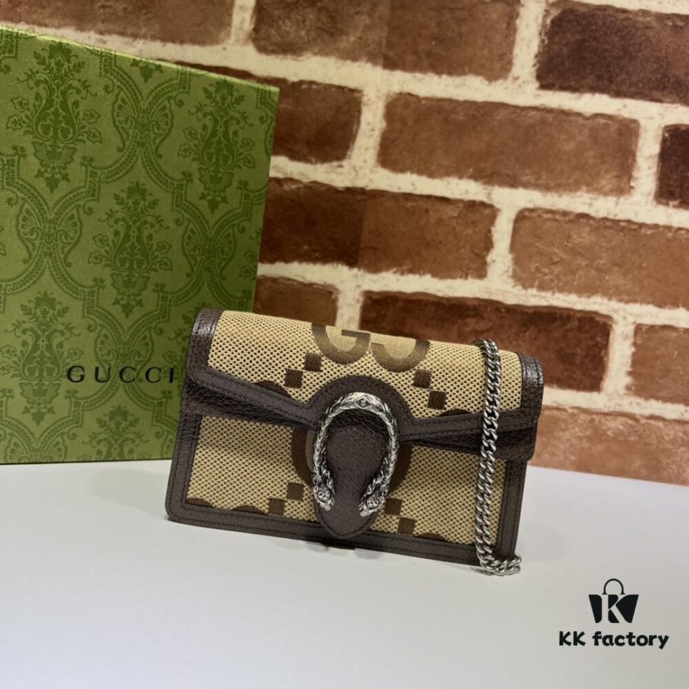 GUCCI New Arrival Cabinet Quality, Top Original Single Piece, Actual Photos, Model No. 476432 Beige Linen Coffee, Size 16.5x10x4.5, In Stock Ready to Ship