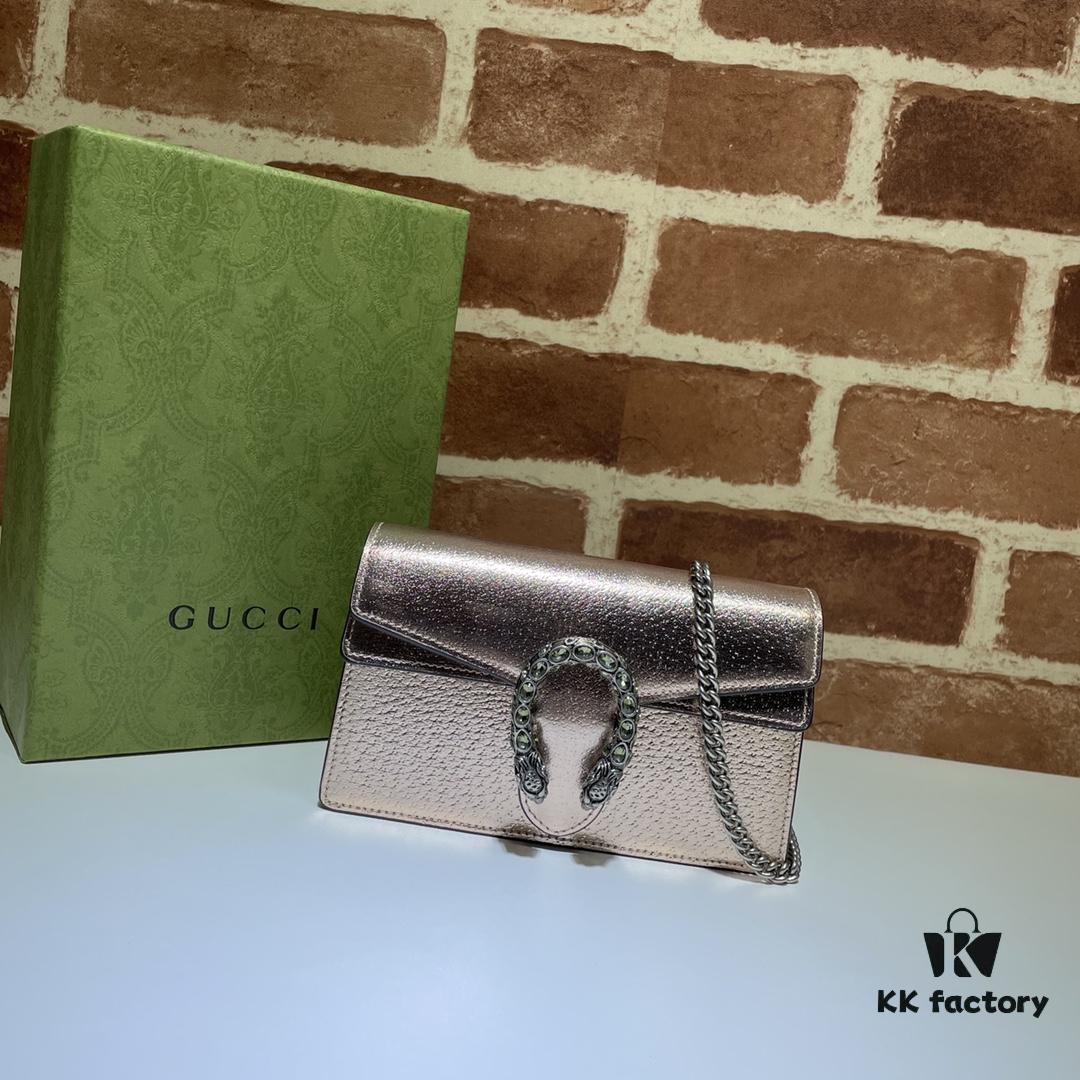 GUCCI Counter Quality, Top Original Single Item, Real Photos! Model No. 476432 Rose Gold, Dimensions: 16.5 x 10 x 4.5 cm