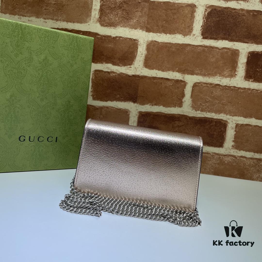 GUCCI Counter Quality, Top Original Single Item, Real Photos! Model No. 476432 Rose Gold, Dimensions: 16.5 x 10 x 4.5 cm