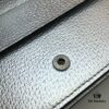 GUCCI Counter Quality, Top Original Single Item, Actual Photos! Model No. 476432 Silver, Size: 16.5 x 10 x 4.5 cm