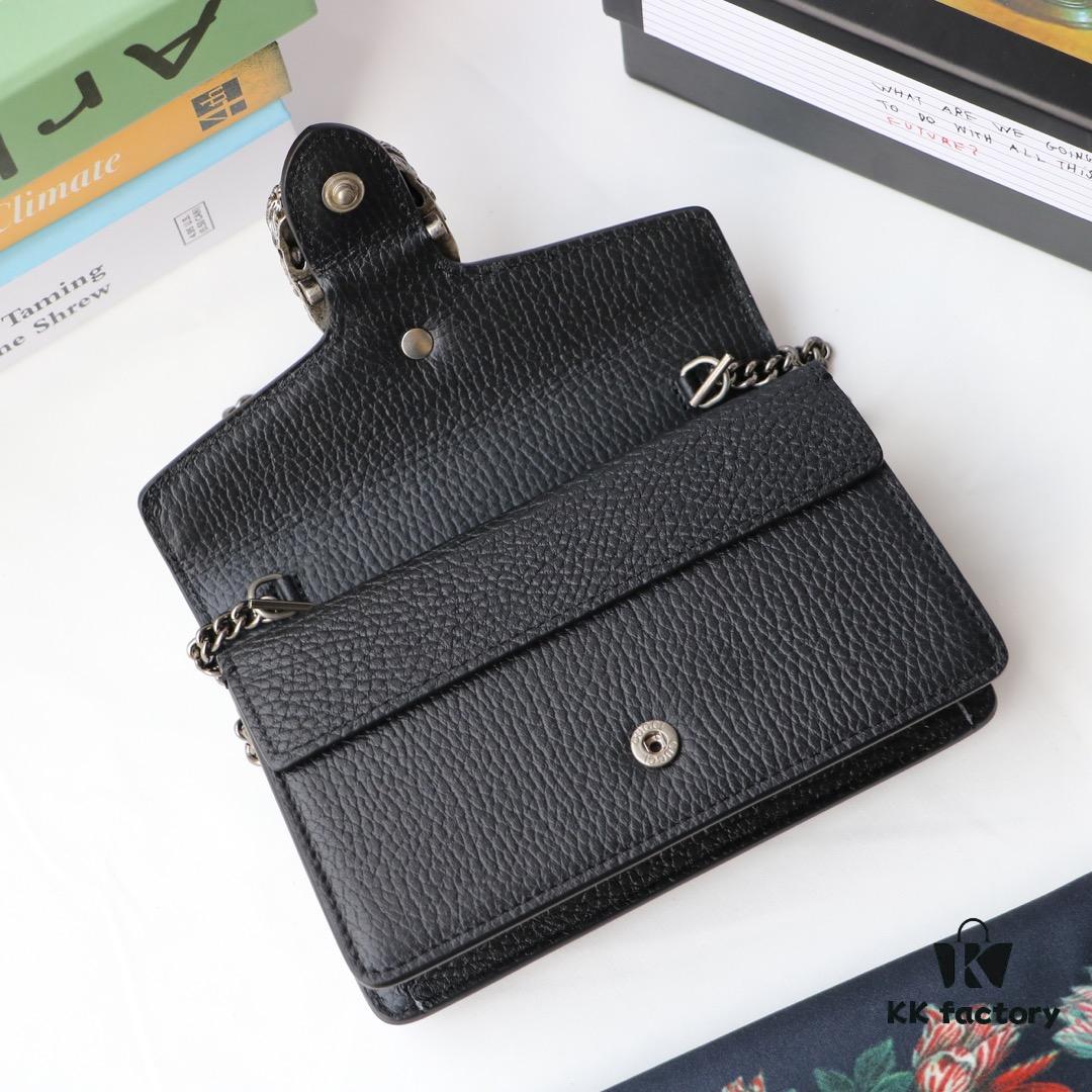GUCCI Hot Sale, Boutique Quality, Top-Grade Original Order Item, Actual Product Photography. Model No.: 476432 Black/Full Leather. Dimensions: 16.5 cm (W) x 10 cm (H) x 4.5 cm (D). In Stock for Immediate Shipment!