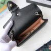GUCCI Hot Sale, Boutique Quality, Top-Grade Original Order Item, Actual Product Photography. Model No.: 476432 Black/Full Leather. Dimensions: 16.5 cm (W) x 10 cm (H) x 4.5 cm (D). In Stock for Immediate Shipment!