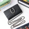 GUCCI Hot Sale, Boutique Quality, Top-Grade Original Order Item, Actual Product Photography. Model No.: 476432 Black/Full Leather. Dimensions: 16.5 cm (W) x 10 cm (H) x 4.5 cm (D). In Stock for Immediate Shipment!