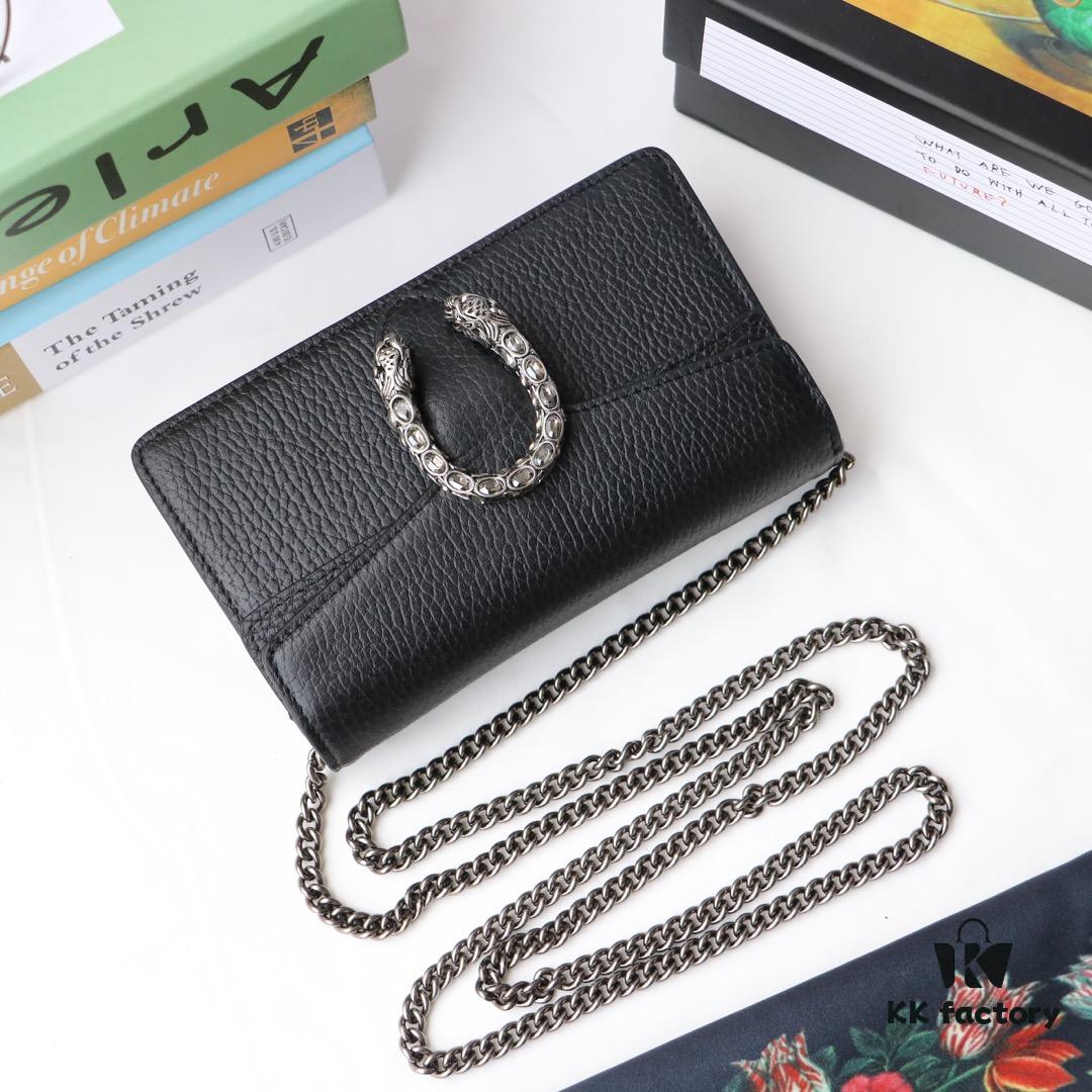 GUCCI Hot Sale, Boutique Quality, Top-Grade Original Order Item, Actual Product Photography. Model No.: 476432 Black/Full Leather. Dimensions: 16.5 cm (W) x 10 cm (H) x 4.5 cm (D). In Stock for Immediate Shipment!