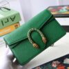 GUCCI Hot Sale, Boutique Quality, Top-Grade Original Order Item, Actual Product Photography. Model No.: 476432 Green / Full Leather. Dimensions: 16.5 cm (W) x 10 cm (H) x 4.5 cm (D). In Stock and Ready to Ship!